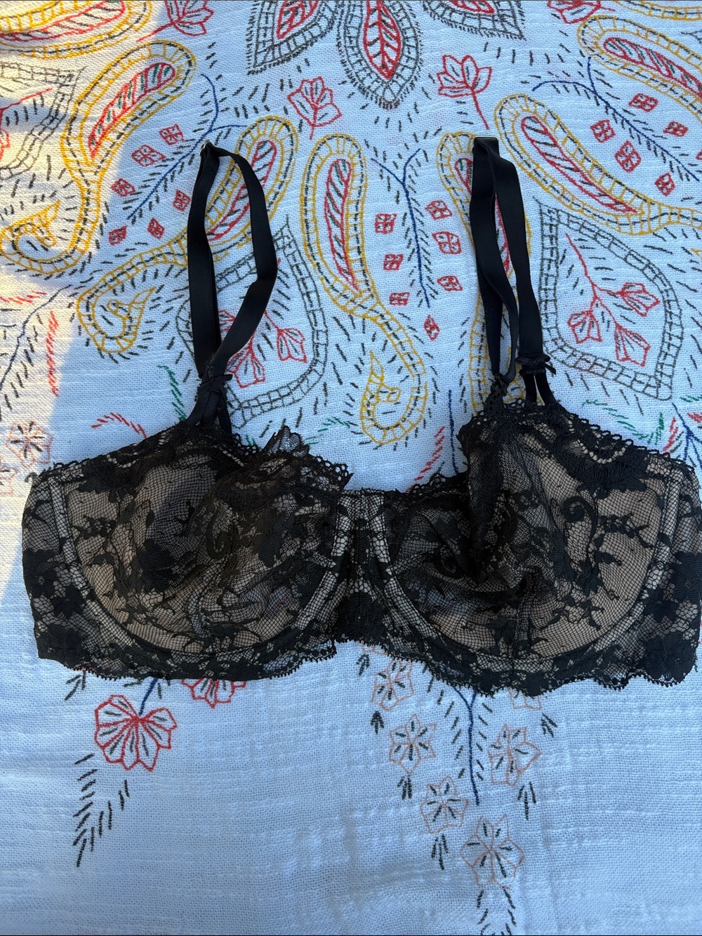 Black Lace Sheer Underwire Bra - Women Intimates & Sleepwear